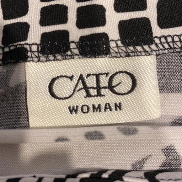 G woman’s Cato casual stretch dohlman sleeve plus size top 3X - Picture 4 of 6